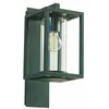 Image de Applique extérieure - Lucande - lampe murale extérieure - Aluminium Verre - vert foncé