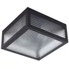 Image de Plafonnier extérieur - Lindby - luminaire de plafond extérieur - Verre - 29 x 29 x 13 cm - noir transparent