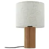 Image de Lampe à poser - Lindby - lampe de chevet - Bois Tissu textile - bois beige