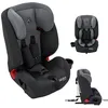 Image de FableKids Siège auto pour enfants avec Isofix Siège auto Groupe 1/2/3 9-36 kg Appuie-tête réglable en 8 positions Gris