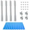 Image de NuaSol kit de montage photovoltaïque pour toit en tôle trapézoïdale
