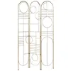 Image de Séparateur de pièce à 3 panneaux TURANIA Doré 100 cm 170 cm