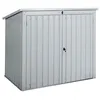 Image de Abri de jardin MOENA Métal 158 cm 96 cm Gris clair