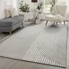 Image de Tapis Moderne - THE CARPET - Everest - Effet 3D - Gris - 80 x 150 cm