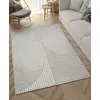 Image de Tapis Moderne - THE CARPET - Everest - Effet 3D - Gris - 240 x 340 cm