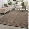 Image de the carpet Everest - tapis salon effet 3D haute densité de poils et agréablement doux Marron 120 x 170 cm Design - 2251