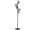 Image de Lindby Lampadaire Orbelia (Moderne) en Noir Verre e. a. pour Salon & Salle à manger (à 5 lampes G9) Sur Pied Lampe a de Sol