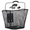 Image de Panier Vélo Avant - MIJNENPIEPER - Around Basic - Noir - Hauteur Réglable - Maille Serrée