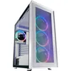 Image de Boitier PC - LC-POWER - Gaming 802W - Blanc - Ventilateurs ARGB - Panneau en verre trempé