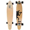 Image de Longboard Apollo Hawaiian Wulff 42   planche Kicktail classique avec T-Tool et roulements ABEC 9
