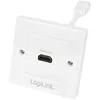 Image de Boîte de raccordement HDMI - LOGILINK - Blanc - Blindé - 1 x HDMI - High Speed avec Ethernet