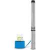 Image de Pompe à eau immergée pour puits EBERTH - 1100W - Filtre à impuretés intégré - 74m de hauteur de refoulement