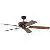 Image de Ventilateur de plafond classique silencieux 132 Cm bronze antique - Pepéo Potkuri