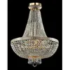 Image de Lustre - Bella Grand - Doré et cristal - 8 lumières - E14 - 65 cm de hauteur