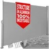 Image de Paravent - TECTAKE - Brise vue rétractable de balcon jardin et terrasse occultant en PVC et aluminium 3 m x 16 m - Gris