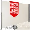 Image de Paravent - TECTAKE - Brise vue rétractable de balcon jardin et terrasse occultant en PVC et aluminium 3 m x 18 m - Beige