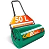 Image de Rouleau à gazon - TECTAKE - Rouleau de jardin équipé dun large tambour en métal de 60 cm de largeur Ø 31 cm 50 L - Vert