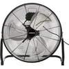 Image de AREBOS Ventilateur de sol 50cm 120W 20 pouces 3 niveaux de vitesse angle dinclinaison réglable Noir