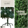 Image de Sapin de Noël - TECTAKE - Arbre artificiel 180 cm avec 742 branches en PVC et support en métal - Vert
