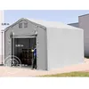 Image de Hangar PVC TOOLPORT 3x6 m - Gris - Porte actionnée par traction
