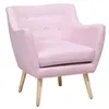 Image de Fauteuil Scandinave DRAMMEN - BELIANI - Rose pastel - Confortable et élégant