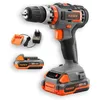 Image de Perceuse visseuse à percussion sans fil - FUXTEC FX-E1SBS20 - 20V 21000 frappes/min - 2 batteries 2Ah et chargeur 1A