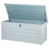 Image de Coffre de rangement extérieur - BELIANI - CEBROSA - Gris clair - 132 x 62 cm - 400 L