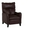 Image de Fauteuil inclinable en tissu marron ROYSTON