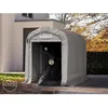 Image de 16x24 m Tente garage PVC 800 H. 17 m gris béton