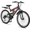 Image de Licorne Bike Vélo VTT Premium Vélo [26 Noir/Bleu/Orange]