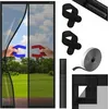 Image de Moustiquaire magnétique pour porte - KESSER - 110x220 cm - Noir - Fermeture magnétique - Installation facile