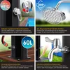 Image de Douche solaire de jardin - KESSER - Réservoir 40 litres - Chauffage solaire jusquà 60°C