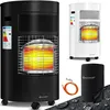 Image de Chauffage radiant à gaz noir - KESSER - 4200 W - 3 niveaux de chauffage - Gaz propane - Allumage électrique