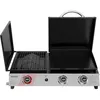 Image de Barbecue Gaz 3 en 1 - ROYAL GOURMET - Modèle Portable - Puissance 8.5 kW - Couleur Noir - Multifonctionnel