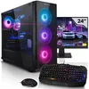 Image de Aurum PC gamer fixe complet AMD Ryzen 5 4500 - Ecran LED 24 - GeForce RTX3050 6Go - 16Go - 1To M.2 SSD - Windows 11 - 306-FR