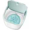 Image de Petit Machine à Laver avec Fonction de Essorage pour Sous-vêtements Vêtement de Bébé Voyage Camping - bleu