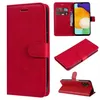 Image de Pour Samsung Galaxy A13 4G 6.6 Etui Housse Téléphone Rouge étui Portefeuille PU à rabat TDFSGF