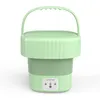 Image de Mini Machine Laver Pliable Lave Linge machine à laver camping 8L pour Chaussettes sous-vêtements ou Petits vert1