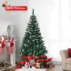 Image de Sapin de Noël 480 branches- 150 cm - Décoration avec neige avec Support Metal