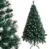 Image de Sapin de Noël Artificiel avec neige 180cm avec 650 Branche en PVC & Support en Fer