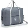 Image de Sac de Sport Pliable - HAUTSTORE - 45x36x20cm - Gris - Multi-usage - Idéal pour les Voyages