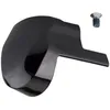Image de Capot frontal gauche L et vis de fixation Shimano ST-R9100 - Noir - Adulte - Homme