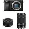 Image de Appareil photo hybride - Sony - Alpha A6100 - Noir - Objectif 16-50 mm - Objectif 55-210 mm