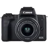 Image de Canon EOS M50 - Appareil photo numérique - sans miroir - 24.1 MP - APS-C - 4K / 25 pi/s - 3x zoom optique IS STM EF-M de 15-45 mm et lentilles IS STM de 55-200 mm - Wi-Fi, NFC, Bluetooth - noir en occasion ou reconditionné