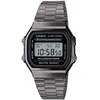 Image de Montre - Casio - A168WEGG-1BEF - Mixte - Noir - Acier inoxydable - Digital
