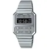 Image de Montre Hommes - CASIO - A100WE-7BEF - Quartz - Digital - Bracelet Acier inoxydable Argent