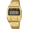 Image de Montre - Casio - A1100G-5EF - Acier inoxydable doré - Étanche 3 Atm - Digital
