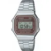 Image de Montre Casio - Mixte - A168WA-5AYES - Bracelet en Acier inoxydable - Cadran Marron
