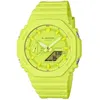 Image de Montre sportive - Casio - GA-2100-9A9ER - Plastique jaune - 20 bar - 45 mm diamètre