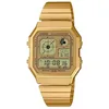 Image de Montre - Casio - A130WEG-9AEF - Acier inoxydable doré - Résistant à leau 3 bar - Digital